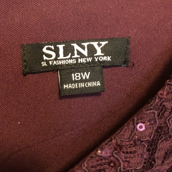 Purple cocktail dress - Picture 4 of 4